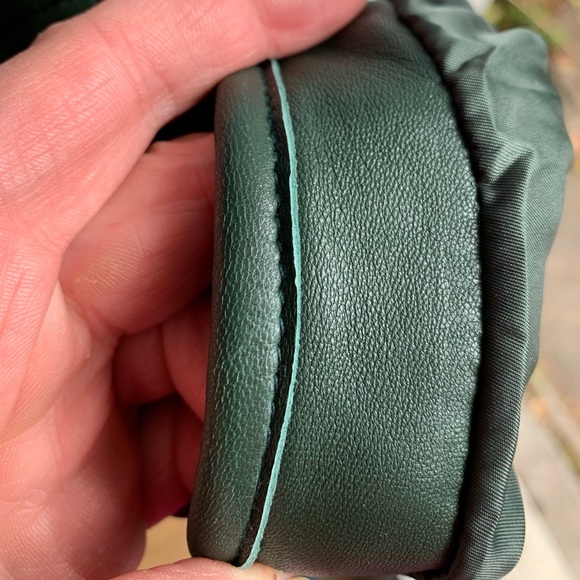 BNWT NEW Green lamb leather car-coat size 1X - Picture 5 of 7